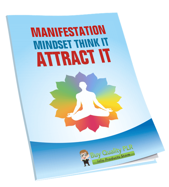 Manifestation Mindset Think It, Attract It PLR Course