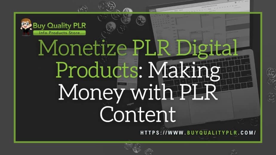 Monetize PLR Digital Products Making Money with PLR Content