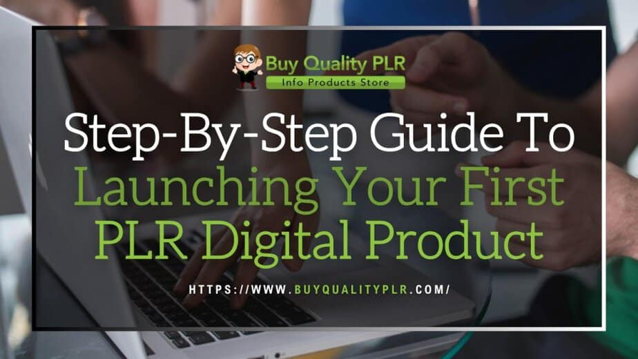 Step By Step Guide To Launching Your First PLR Digital Product