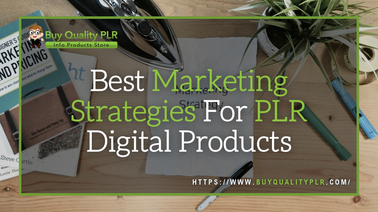 Best Marketing Strategies For PLR Digital Products