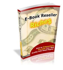 E-Book Reseller Riches eBook With PLR