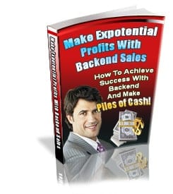 Make Exponential Profits with Backend Sales with PLR