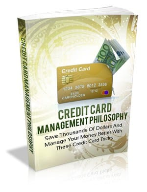 Credit Card Management Master resell rights eBook