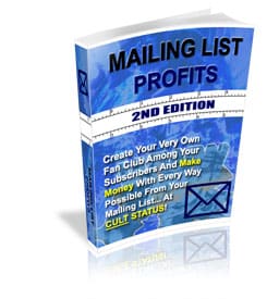 Mailing List Profits with Master Resell Rights