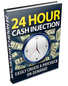 24 Hour Cash Injection Video Series With Basic Resell Rights