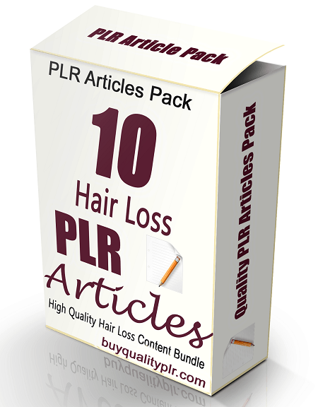 10 High Quality Hair Loss PLR Articles