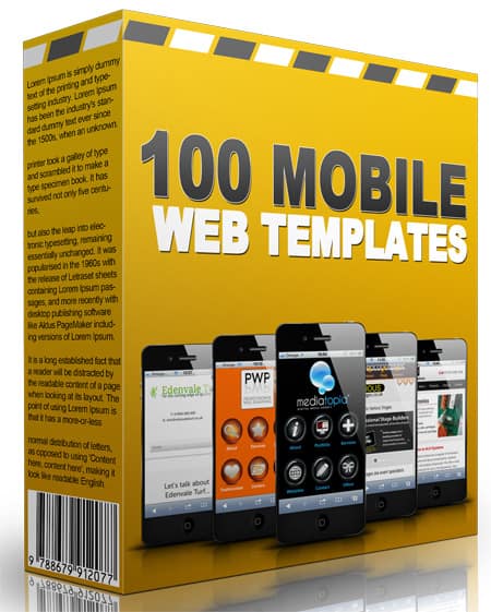 100 Mobile Web Templates