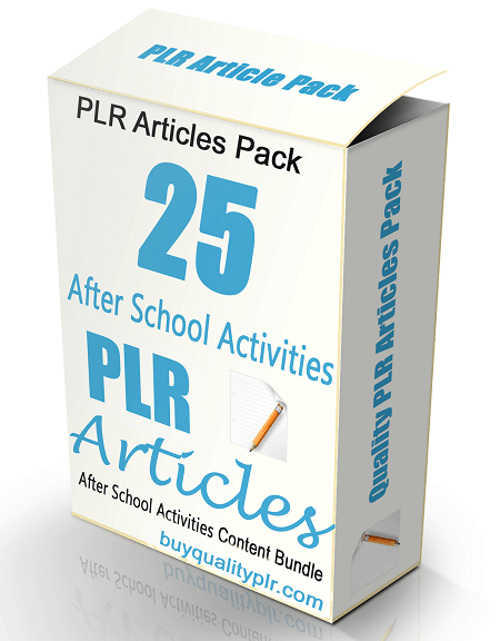 25 After School Activities PLR Articles