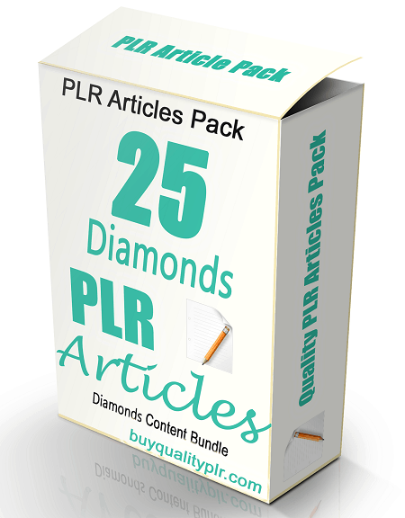 25 Diamonds PLR Articles