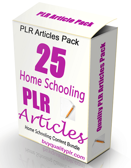 25 Home Schooling PLR Articles