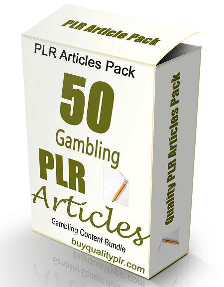 50 Gambling PLR Articles