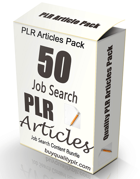 50 Job Search PLR Articles
