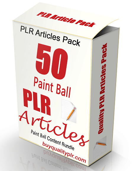50 Paint Ball PLR Articles