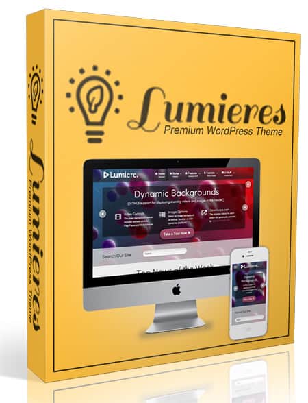 Lumieres WordPress Theme with Master Resell Rights