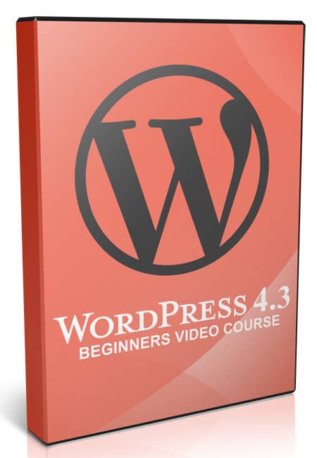 Beginners Video Course For Wordpress V4.3 with Master Resell Rights