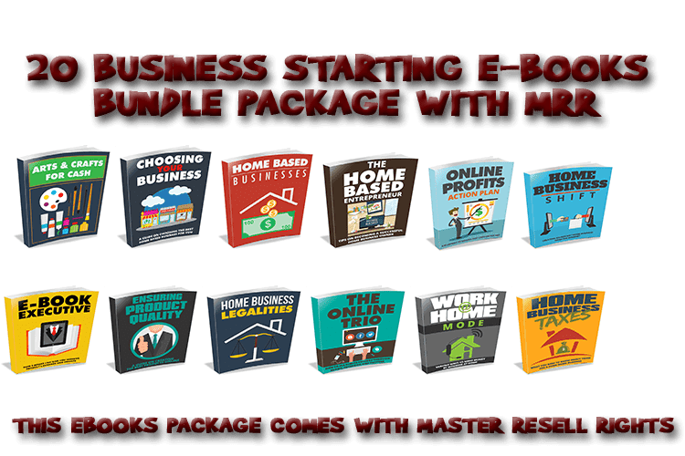 Home Business Ebooks Bundle With Master Resell Rights