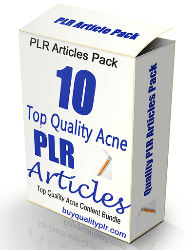 10 Top Quality Acne PLR Articles