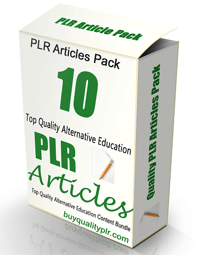 10 Top Quality Alternative Education PLR Articles