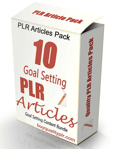 High Quality Goal Setting Articles with Private Label Rights