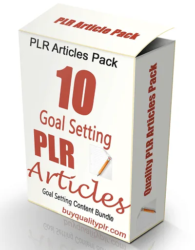 High Quality Goal Setting Articles with Private Label Rights High Quality Goal Setting Articles with Private Label Rights