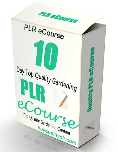 10 Day Top Quality Gardening PLR eCourse