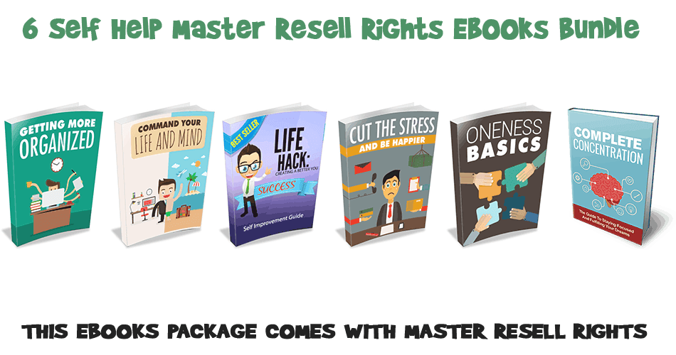 6 Self Help MRR Ebooks Bundle