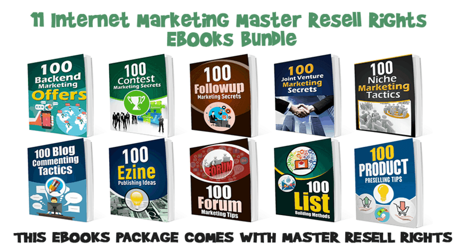 11 Internet Marketing Master Resell Rights