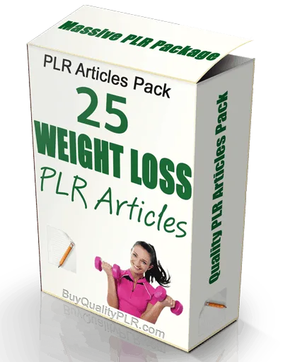 25 Weight Loss PLR Articles
