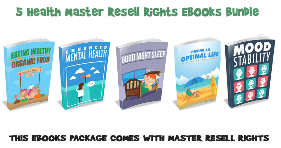 5 Health Master Resell Rights Ebooks Bundle