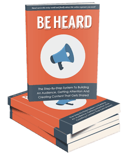 Be Heard eBook Stacked