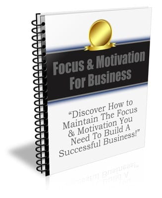 Business Focus and Motivation PLR Newsletter eCourse