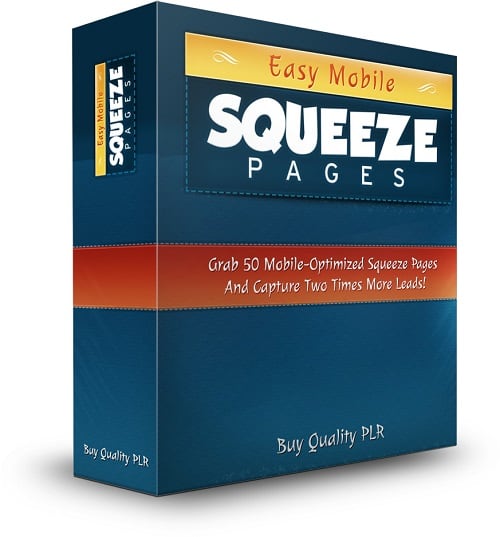 Easy Mobile Squeeze Page Cover