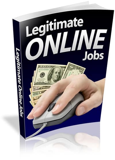 Legitimate Online Jobs PLR Ebook