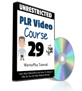 WarriorPlus Tutorial Unrestricted PLR Course