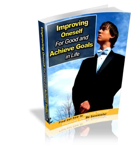 Improving Oneself for Good and Achieve Goals in Life PLR eBook