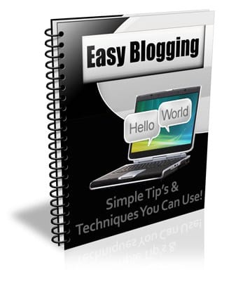 Easy Blogging PLR Newsletter eCourse