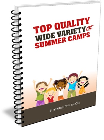 Top Quality Wide Variety of Summer Camps PLR Email Course