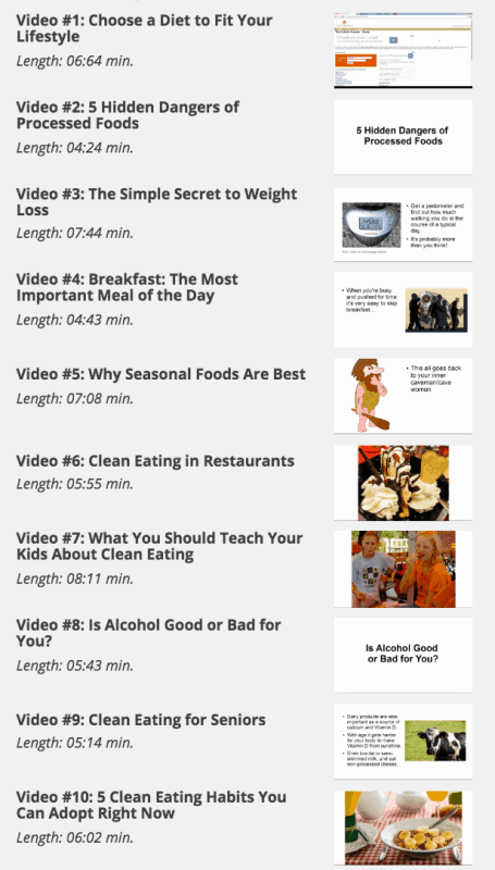 The Clean Eating Plan Videos Package Master Resell Rights Videos Tutorial The Clean Eating Plan Videos Package Master Resell Rights Videos Tutorial