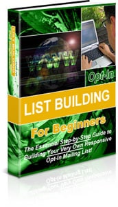 Opt-in List Building for Beginners PLR Ebook