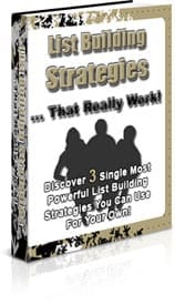 List Building Strategies PLR Ebook