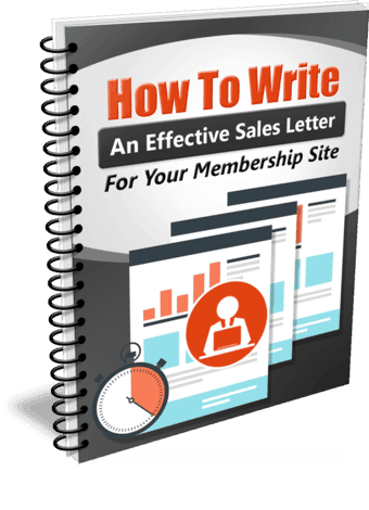 How To Write An Effective Sales Letter For Your Membership Site PLR Report