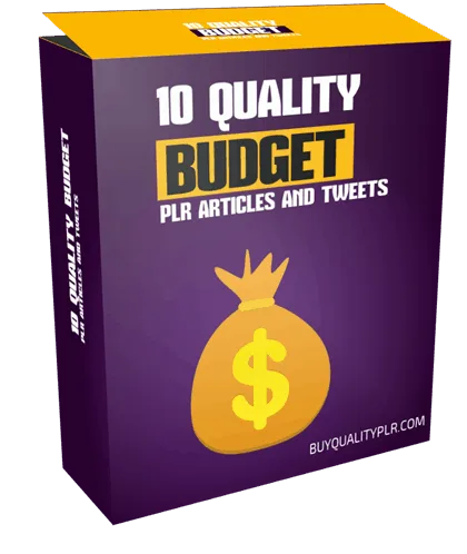 10 Top Quality Budget PLR Articles and Tweets 10 Top Quality Budget PLR Articles and Tweets