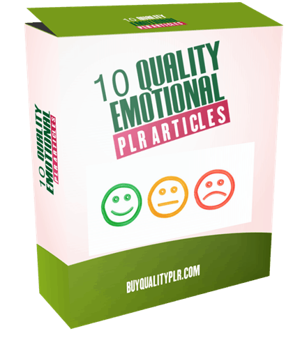 10 QUALITY EMOTIONAL PLR ARTICLES