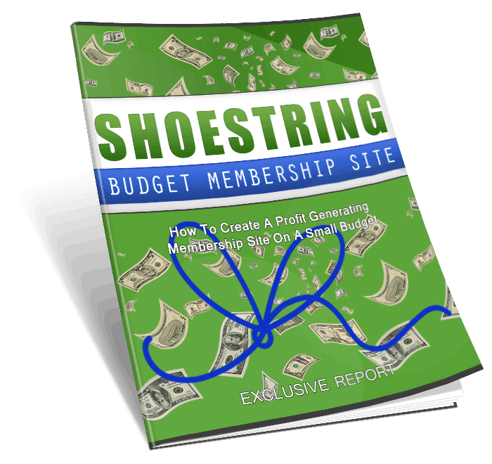 Shoestring budget membership sites mega pack master resell rights Shoestring budget membership sites mega pack master resell rights