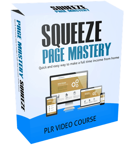 Squeeze Page Mastery PLR Video Course