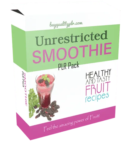 Unrestricted Smoothies PLR Pack