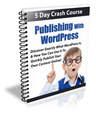 Publishing With WordPress PLR Newsletter eCourse