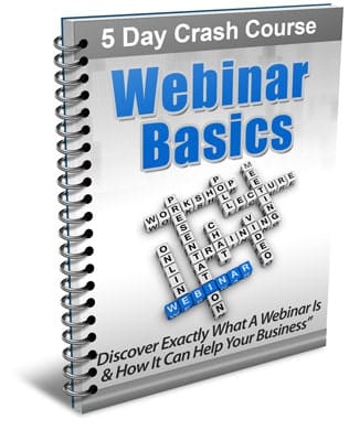 Webinar Basics PLR Newsletter eCourse