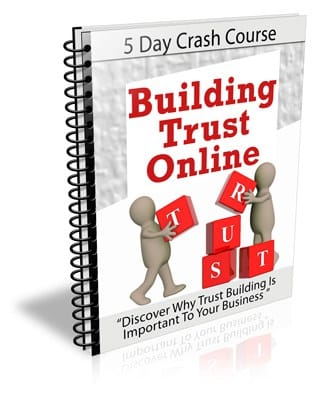 Building Trust Online PLR Newsletter eCourse