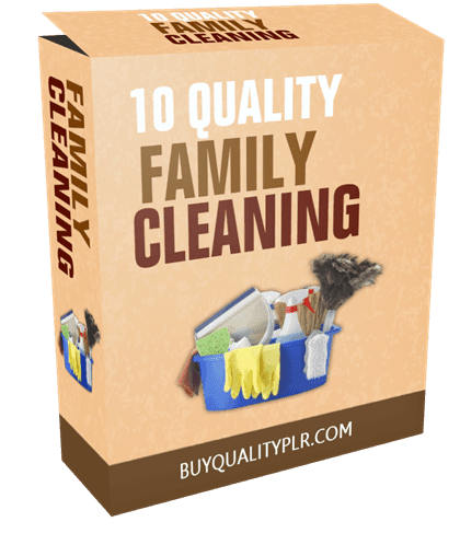 10 Quality Family Cleaning PLR Articles